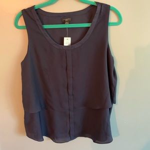 NWT Ann Taylor Navy Tank